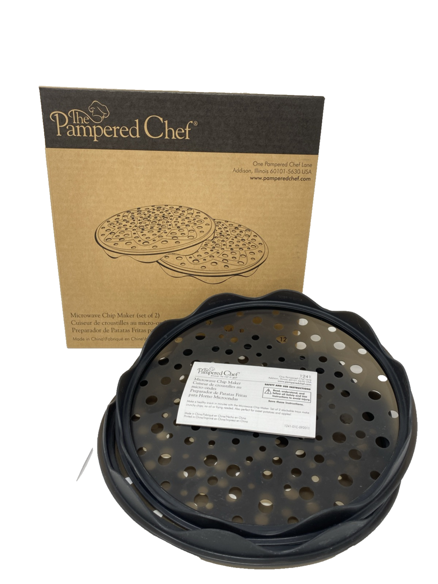 Pampered Chef  Microwave Chip Maker Set of 2 - $18.99