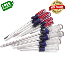 Craftsman Screwdriver Set 8 Piece Slotted Flat and Phillips 9-47136 Easy to Grip - £30.15 GBP