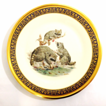 Lenox Presents Raccoons Woodland Life Boehm 1973 Limited Edition Plate 10-3/4&quot; - £27.96 GBP