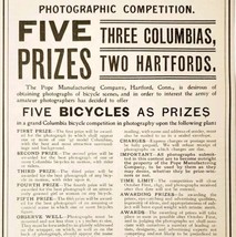 Columbia Bicycle Pope 1897 Advertisement Victorian Bike Photo Contest ADBN1A6 - $29.99