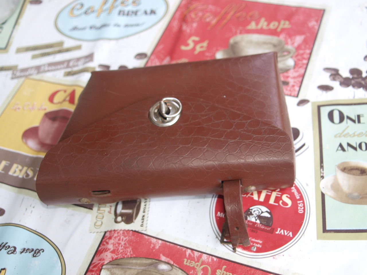 VINTAGE SOVIET RUSSIAN USSR BIKE BICYCLE WRENCH TOOL BOX BAG V -SHAPED 1970 - $12.86