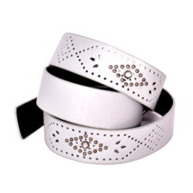 Women&#39;s Grey Studded Belt Size 18 - $21.88