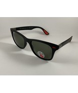 NEW RAY BAN Men RB4195M(F602S Ferrari Black Frame Polarized Grey Lens It... - $2,813.77 MXN
