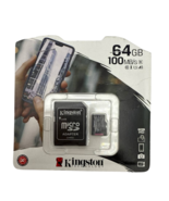 Kingston Canvas Select Plus 64GB microSD Card A1 U1 Class 10 with SD Ada... - $282.93 MXN