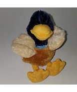Preferred Plush Duck Bean Bag 8&quot; Stuffed Animal Toy Blue Brown Tan Yello... - £11.19 GBP