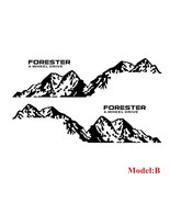 For  Forester 4-Wheel Drive Auto Body Customized Stickers Mountain  Viny... - £94.00 GBP