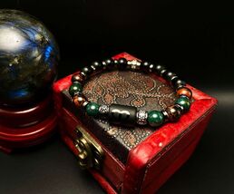 Aries Legacy Gemstone Bracelet!: Bloodstone &amp; Mahogany Obsidian Gemstone... - $26.94