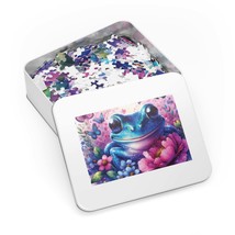 Jigsaw Puzzle in Tin, Frog, Personalised/Non-Personalised, awd-411 (30, 110, 252 - £28.22 GBP+