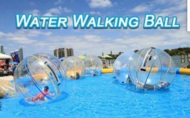 Inflatable 2M Walking Rolling Zorb Human Hamster Stripped Water Ball - £267.26 GBP