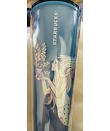 Starbucks 2021 Christmas Holiday Tumbler Siren Mermaid Blue 24 oz Hologr... - €19,56 EUR
