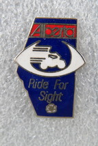 Vintage Motorcylce Pin - Ofificial Ride Pin - Alberta Ride for Sight !!  - $15.00