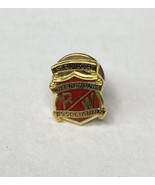 SR/WA IRWA International Right Of Way Enameled Pin Red &amp; Gold Tone - $507.86 MXN