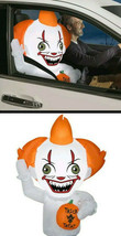 Pennywise the Clown IT Car Buddy Halloween Airblown Inflatable New In Box 2021 - £27.37 GBP