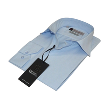 Men Franco Gilberto Shirt Twill Cotton Blend Spread Collar Turkey 5566-418 blue image 8