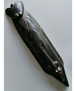 Old Vintage Ethnographic Wooden Long Mask Indonesia Hand Carved and Pain... - €31,94 EUR
