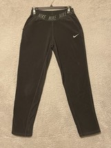 Nike Dri Fit Tech Fleece Legging Joggers Adult Size XS White Swoosh Logo - £20.39 GBP