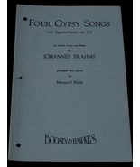 Four Gypsy Songs, Vier Zigeunerlieder, Op. 112… 1952  OLD SHEET MUSIC - £4.65 GBP
