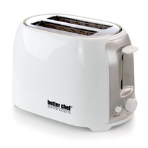 Better Chef Cool Touch Wide-Slot Toaster- White - £31.10 GBP