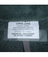 US Army Gen III fleece parka liner/stand alone jacket size Large Long; N... - $760.27 MXN