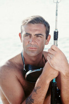Sean Connery 11x17 Mini Poster holding harpoon gun tattoo James Bond Thu... - £14.25 GBP