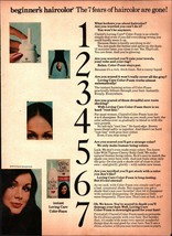 PRINT AD 1973 Clairol Loving Care Color-Foam Beginners Hair Color 7 Fears Gone - £19.27 GBP