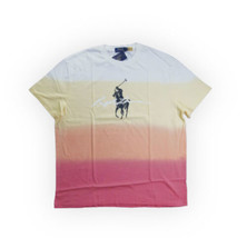 POLO RALPH LAUREN Men&#39;s Big &amp; Tall Ombre Big Pony Script Logo Xl T-Shirt - £48.70 GBP