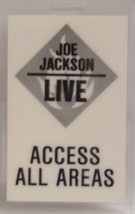 JOE JACKSON - ORIGINAL CONCERT TOUR LAMINATE BACKSTAGE PASS ***LAST ONE*** - £11.78 GBP