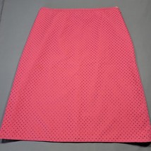 The Limited Women Skirt Size 10 Pink Orange Midi Classic Academia A-Line Zip - £11.27 GBP