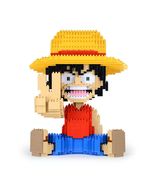 Luffy (One Piece) Brick Sculpture (JEKCA Lego Brick) DIY Kit - £75.13 GBP