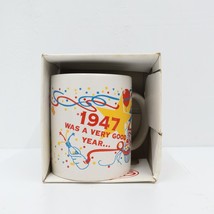 Happy Birthday 1947 Coffee Mug Ceramic Mugs by Kalan - £8.93 GBP