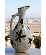 Vintage Hand Painted Pitcher Decanter Carafe Jug Russian Porcelain Marke... - £22.13 GBP