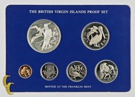 1977 Islas Vírgenes Británicas Prueba Juegos, Todo Original 6 Monedas - $67.56