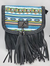 Fringe Crossbody Shoulder Southwest Handbags Gray NWOT - £19.78 GBP