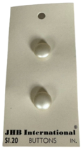 JHB International Pearl Buttons Set of 2 Germany 1/2&quot; - $2.99