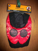 Dog Costume Small Ladybug Halloween Outfit Bug Canine Animal Hoodie Pet Holiday - £6.10 GBP