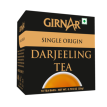 Girnar Darjeeling Tea, Chai, Single Origin Black Tea Bags (10 Tea Bags) - £8.32 GBP