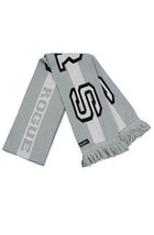 DTA Rogue Status USTFU RS Grey/Black Acrylic Soccer Winter Scarf NWT - $39.76
