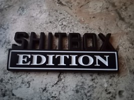 One &quot;Sh*Tbox Edition&quot; Emblem Black White 3 1/8&quot; X 1 1/4&quot; Usa Seller - £10.25 GBP