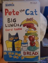 Pete the Cat Big Lunch Card Game in Tin Box Children&#39;s School Educationa... - £29.42 GBP