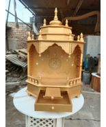 wooden temple for home pooja mandir ghar mandap worship temple - $452.91 CAD+