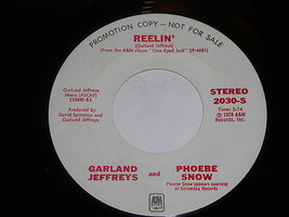 Garland Jeffreys Phoebe Snow Reelin Promo 45 Rpm Vintage A&amp;M Label - $18.99
