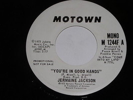Jermaine Jackson You&#39;re In Good Hands Promo 45 Rpm Vintage Motown Label - £14.93 GBP