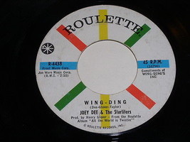 Joey Dee Starliters Wing Ding What Kind Of Love Is This 45 RPM Roulette Label - £11.98 GBP