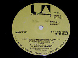 Hawkwind Psychedelic Warlords Hall Of Mountain Grill Promo EP 1974 U.A. Label - £51.95 GBP