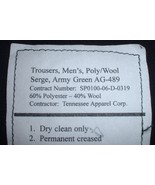 US Army green men&#39;s service trousers near-new; size 36 Long, Tennessee A... - $570.20 MXN