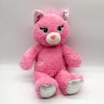Build A Bear Stuffed Plush Animal Pink Sparkle Princess Kitty Cat Toy Ch... - £16.97 GBP