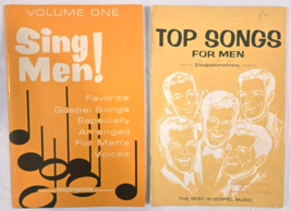 Vintage CHURCH MUSIC SONGBOOKS Top Songs For Men &amp; Sing Men I SINGSPIRATION - $258.16 MXN
