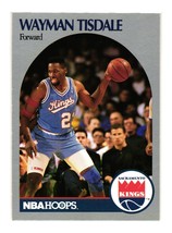 1990-91 Hoops #262 Wayman Tisdale Sacramento Kings - $2.00