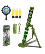 Mortar Launcher Military Blaster Toys Playset Soft Foam Rockets Missile ... - £59.63 GBP