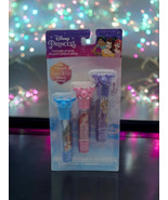 Disney Princess Plant Based 3 Pcs Crown Lip Gloss Makeup Set  - $21.69 CAD